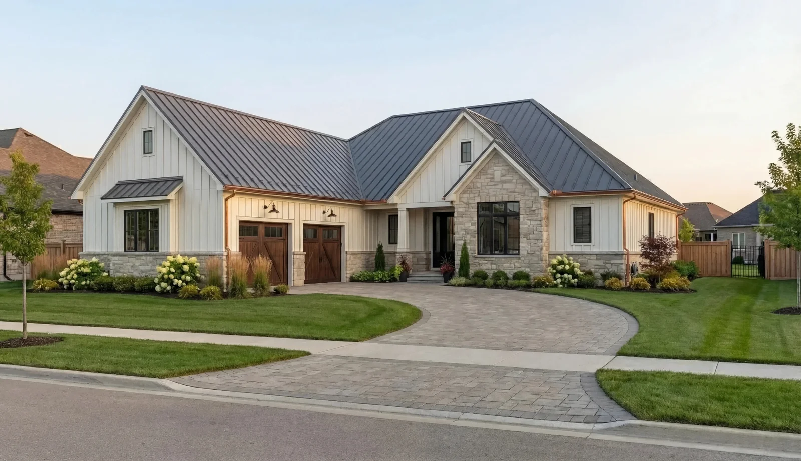 Starlit Homes Zenith Bespoke ultra-luxury custom estate exterior in Southwestern Ontario